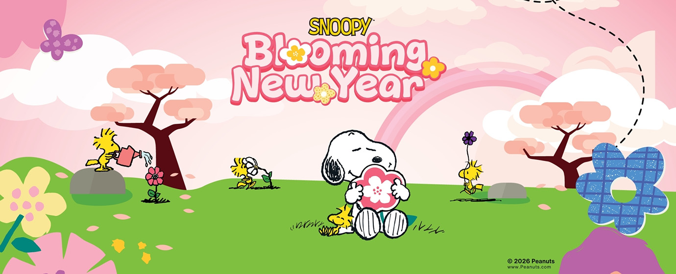 Snoopy’s Blooming New Year